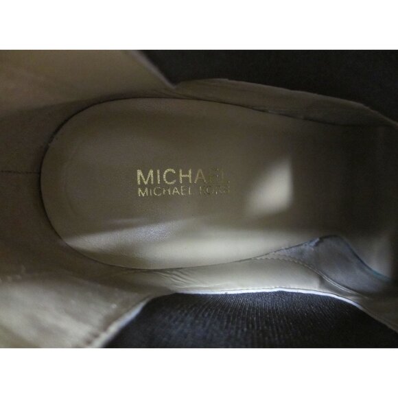 MICHAEL KORS GREEN SUEDE ANKLE BOOTS 10 MEDIUM - Picture 7 of 8